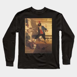 Pirate Swordfight, Siege of the Round House by NC Wyeth Long Sleeve T-Shirt